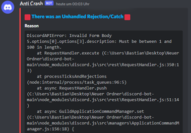 anti-crash, basic anti-crash with logging system for discordjs v13 & v14